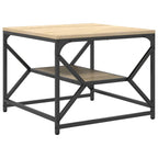 vidaXL Couchtisch Sonoma-Eiche 51 x 50 x 40 cm