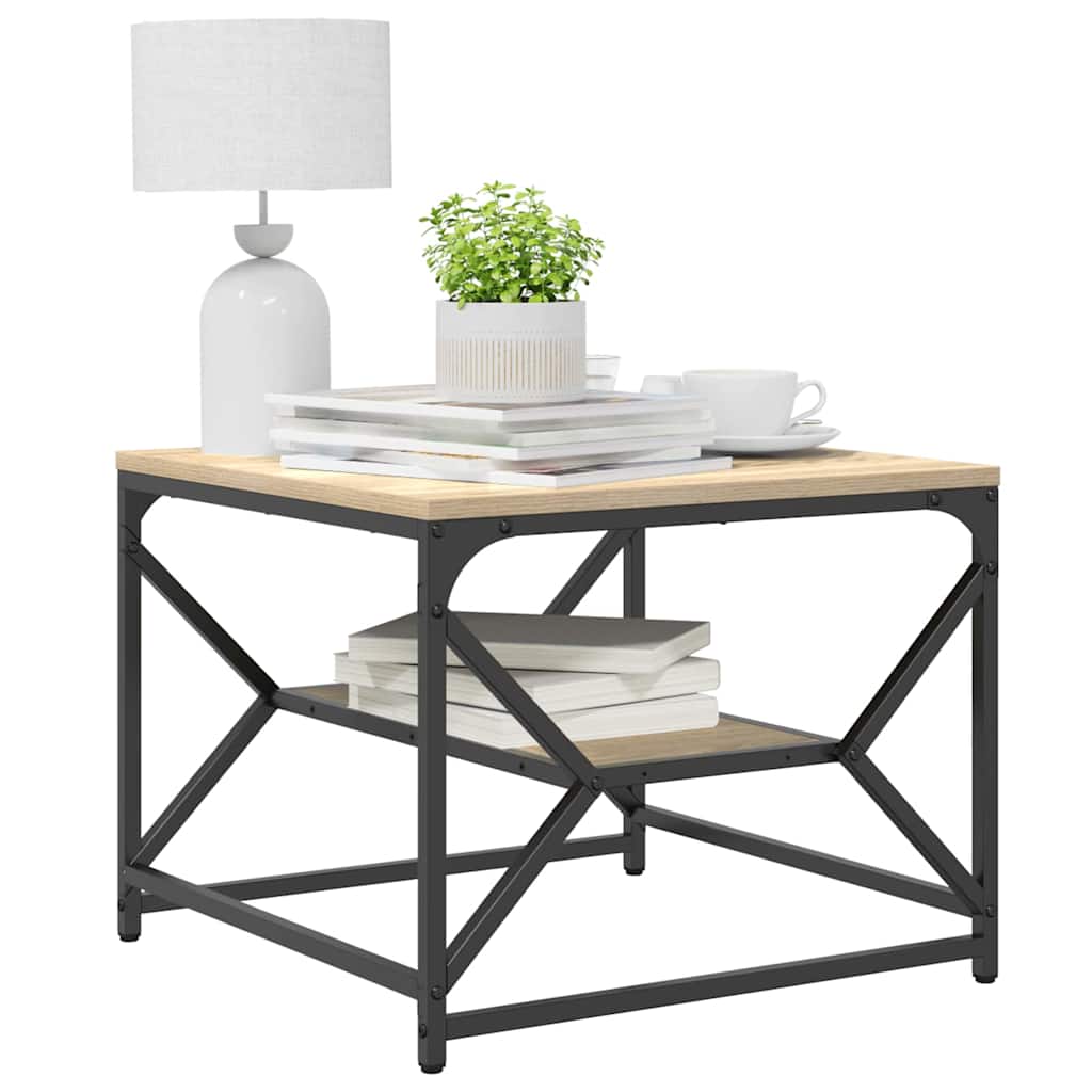 vidaXL Couchtisch Sonoma-Eiche 51 x 50 x 40 cm