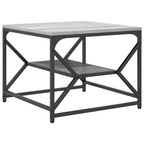 vidaXL Couchtisch Graues Sonoma 51 x 50 x 40 cm