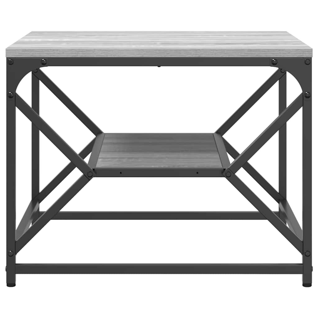 vidaXL Couchtisch Graues Sonoma 51 x 50 x 40 cm