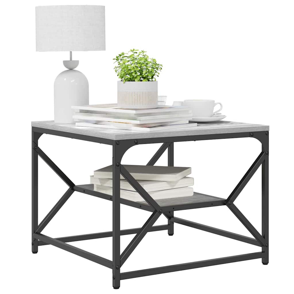 vidaXL Couchtisch Graues Sonoma 51 x 50 x 40 cm