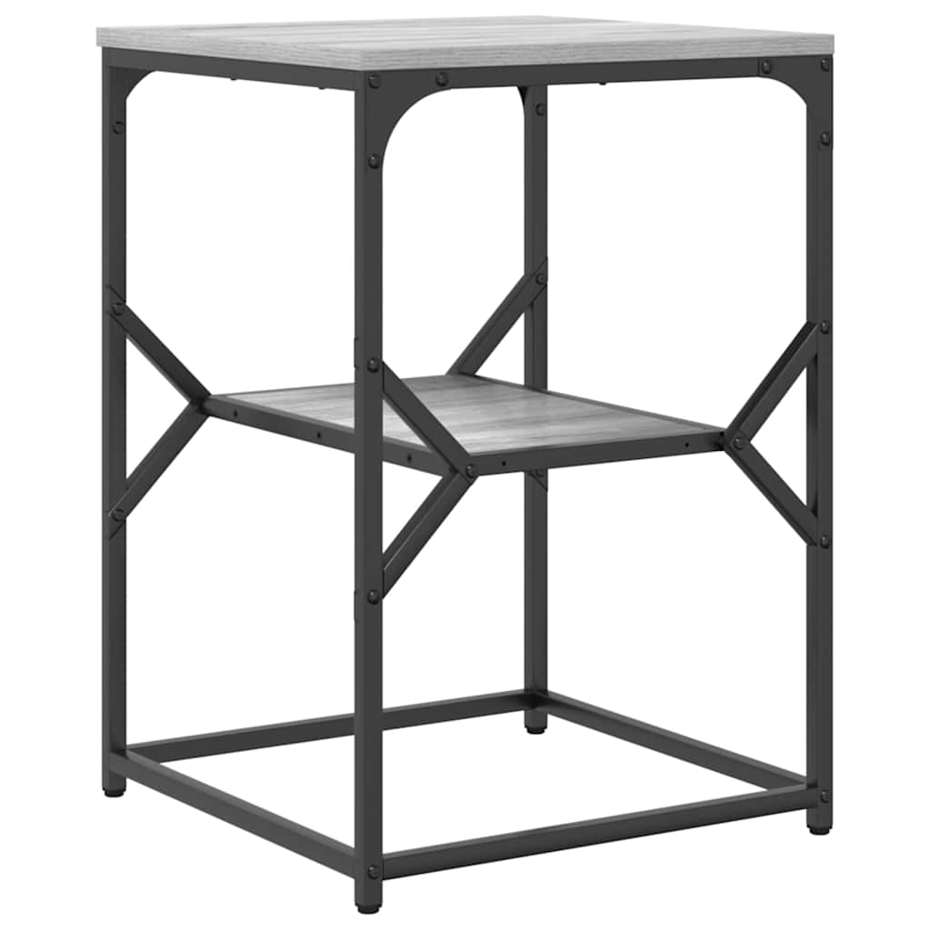 vidaXL Beistelltisch Graues Sonoma 41 x 40 x 60 cm