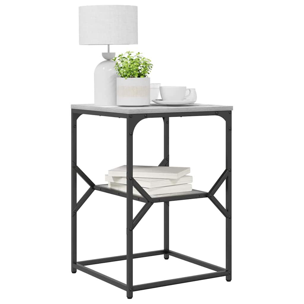 vidaXL Beistelltisch Graues Sonoma 41 x 40 x 60 cm
