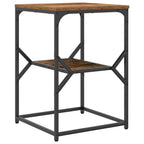 vidaXL Beistelltisch Altholz 41 x 40 x 60 cm Ingenieure Holz und Stahl