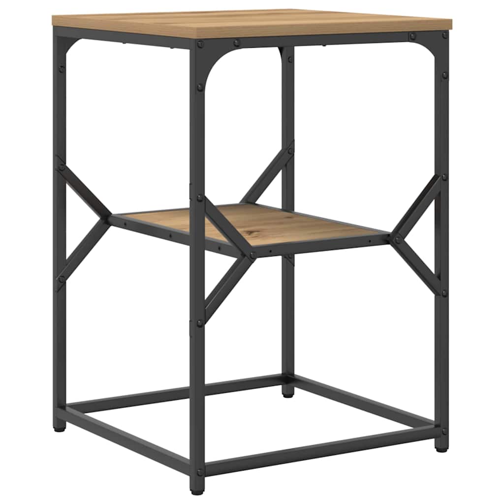 vidaXL Beistelltisch Artisan-Eiche 41 x 40 x 60 cm