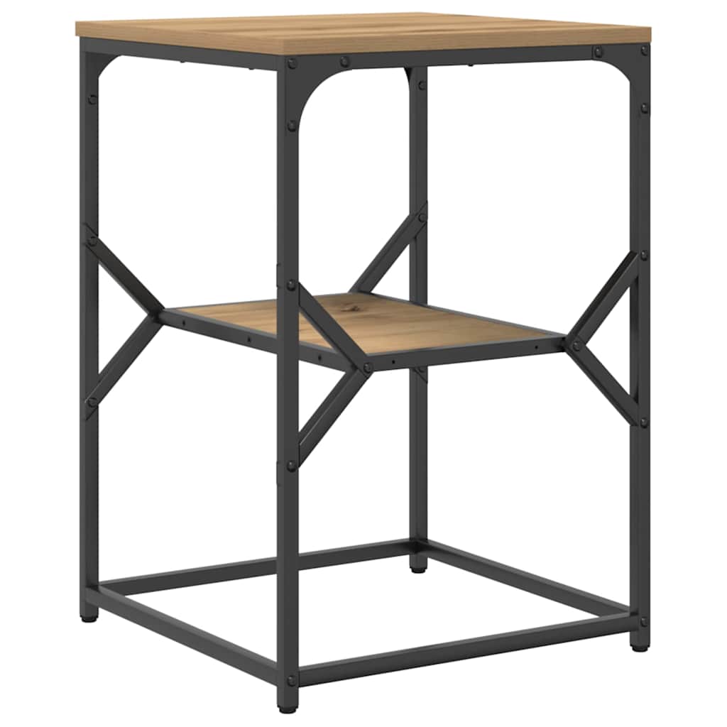 vidaXL Beistelltisch Artisan-Eiche 41 x 40 x 60 cm
