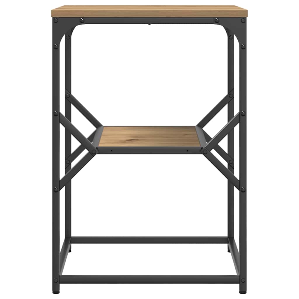 vidaXL Beistelltisch Artisan-Eiche 41 x 40 x 60 cm