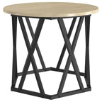 vidaXL Beistelltisch 2 pcs Sonoma-Eiche Ingenieure Holz und Stahl