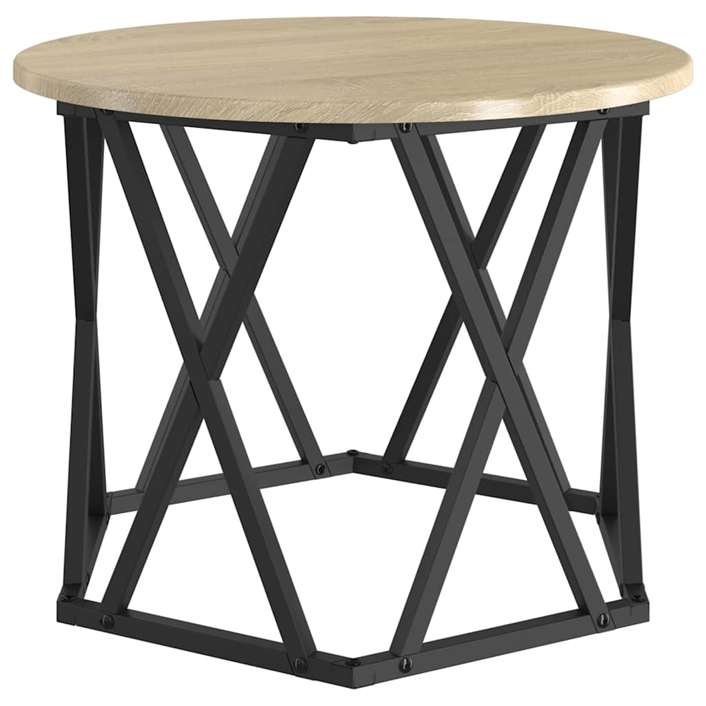 vidaXL Nesting Beistelltisch 3 pcs Sonoma-Eiche
