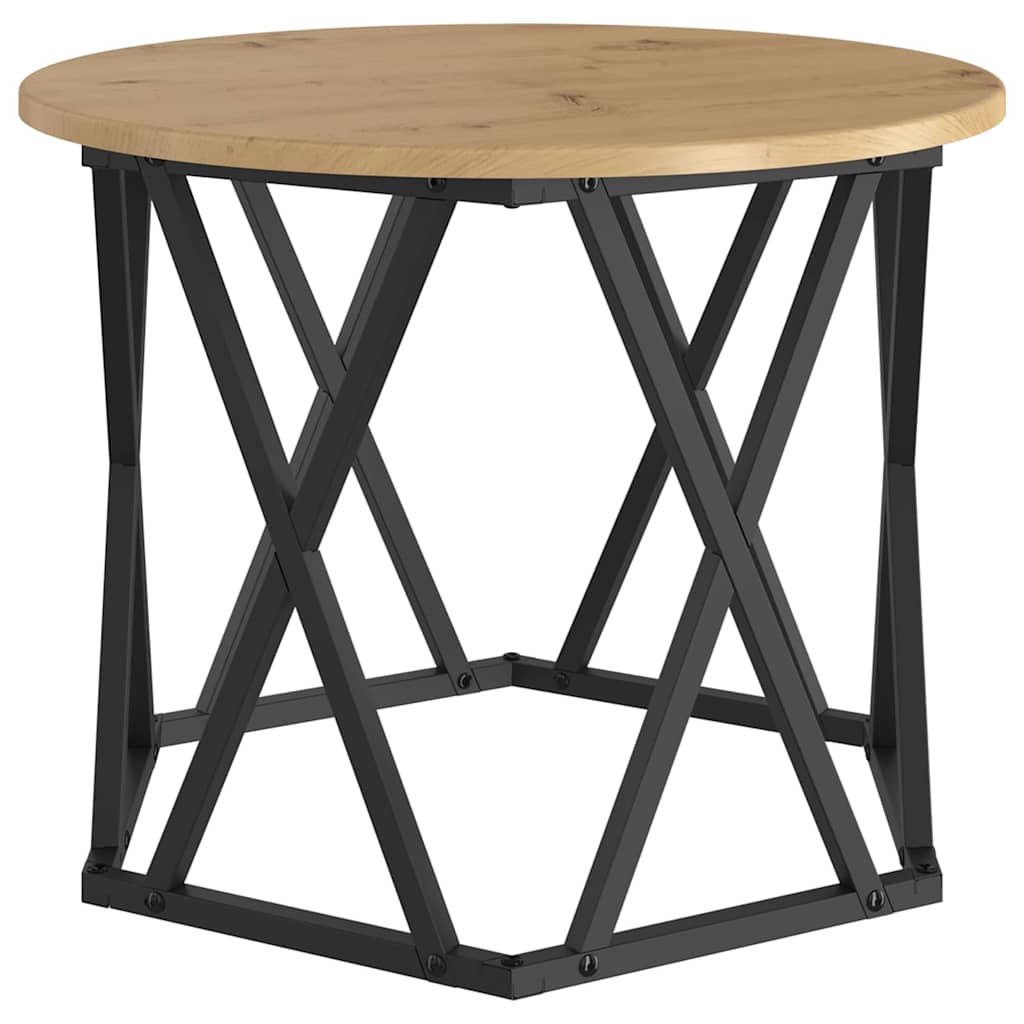 vidaXL Nesting Beistelltisch 3 pcs Artisan-Eiche