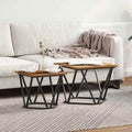 vidaXL Beistelltisch-Set 2 pcs Altholz Ingenieure Holz und Stahl