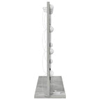 vidaXL Waschtischspiegel Rechtwinklig Beton Grau 60 x 55 x 18 cm