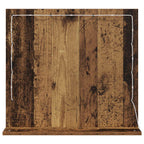 vidaXL Waschtischspiegel Rechtwinklig Altholz 60 x 55 x 18 cm