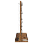 vidaXL Waschtischspiegel Rechtwinklig Altholz 60 x 55 x 18 cm
