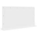 vidaXL Waschtischspiegel Rechtwinklig Weiß 100 x 55 x 18 cm