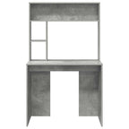 vidaXL Schreibtisch Beton Grau 91 x 50 x 149 cm Holzwerkstoff