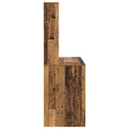 vidaXL Schreibtisch mit Regal Altholz 91 x 50 x 149 cm Holzwerkstoff