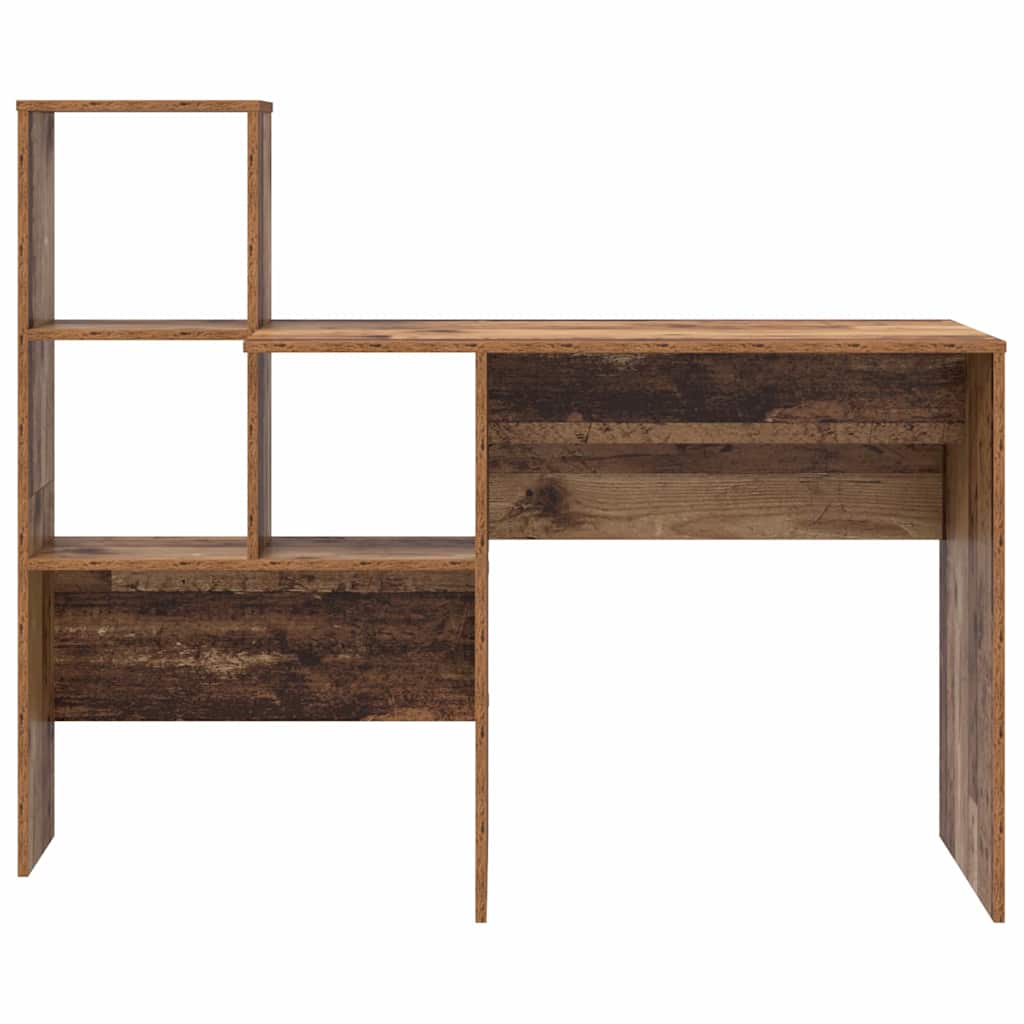 vidaXL Schreibtisch Altholz 131,5 x 50 x 106,5 cm Holzwerkstoff