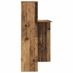 vidaXL Schreibtisch Altholz 131,5 x 50 x 106,5 cm Holzwerkstoff