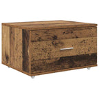 vidaXL Schubladenschrank Mit Rad Altholz 55 x 45 x 31 cm