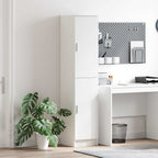 vidaXL Highboard Weiß 35 x 39 x 168 cm