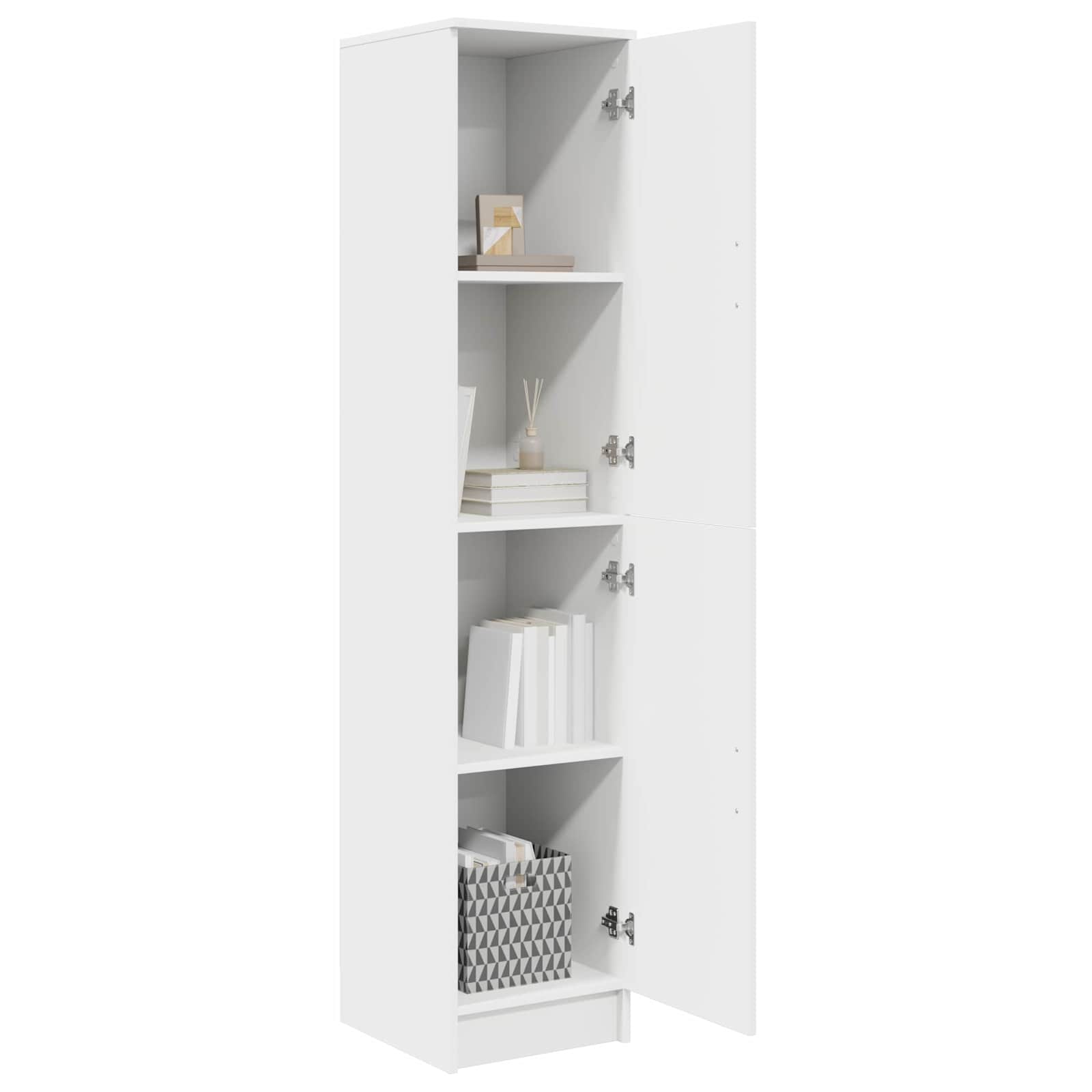 vidaXL Highboard Weiß 35 x 39 x 168 cm