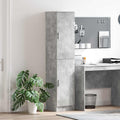 vidaXL Highboard Beton Grau 35 x 39 x 168 cm