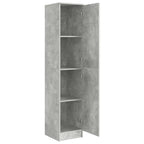 vidaXL Highboard Beton Grau 35 x 39 x 168 cm