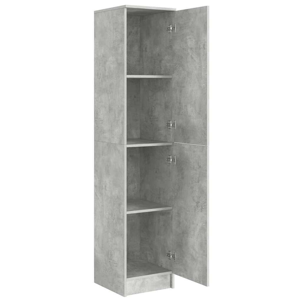 vidaXL Highboard Beton Grau 35 x 39 x 168 cm