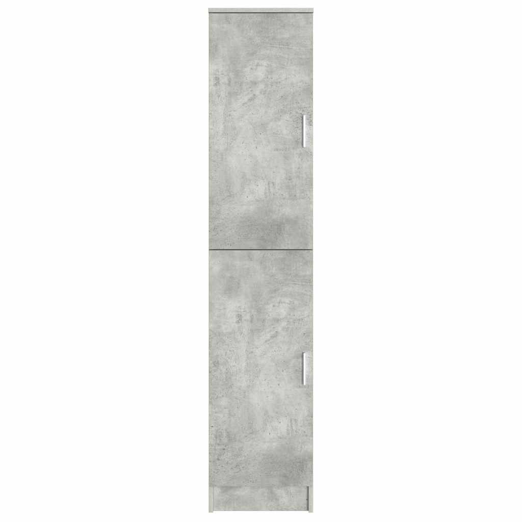 vidaXL Highboard Beton Grau 35 x 39 x 168 cm