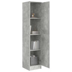 vidaXL Highboard Beton Grau 35 x 39 x 168 cm