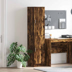 vidaXL Highboard Geräucherte Eiche 35 x 39 x 168 cm