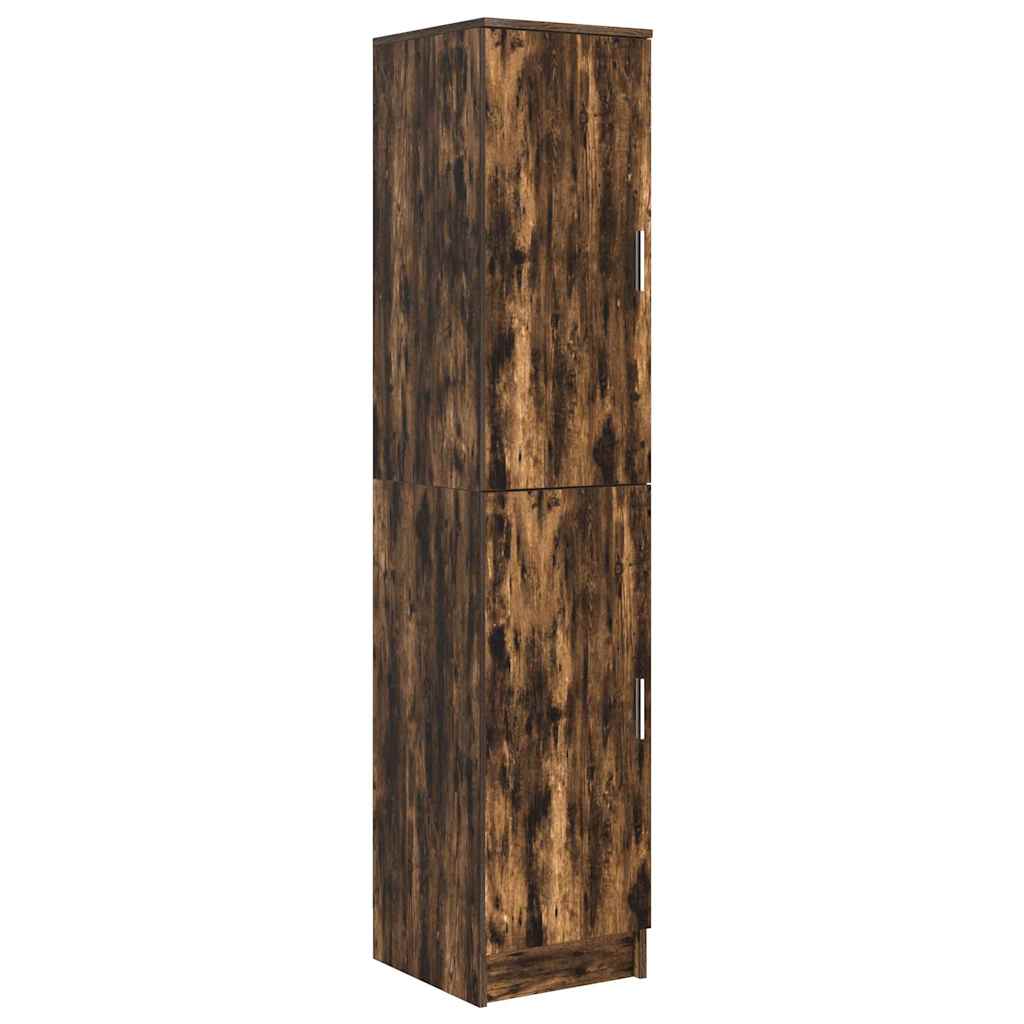 vidaXL Highboard Geräucherte Eiche 35 x 39 x 168 cm