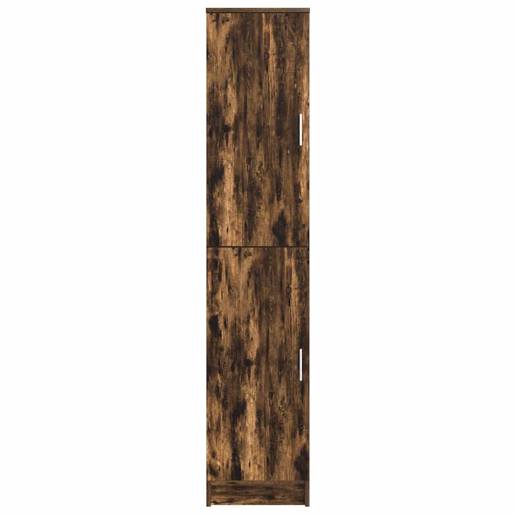 vidaXL Highboard Geräucherte Eiche 35 x 39 x 168 cm