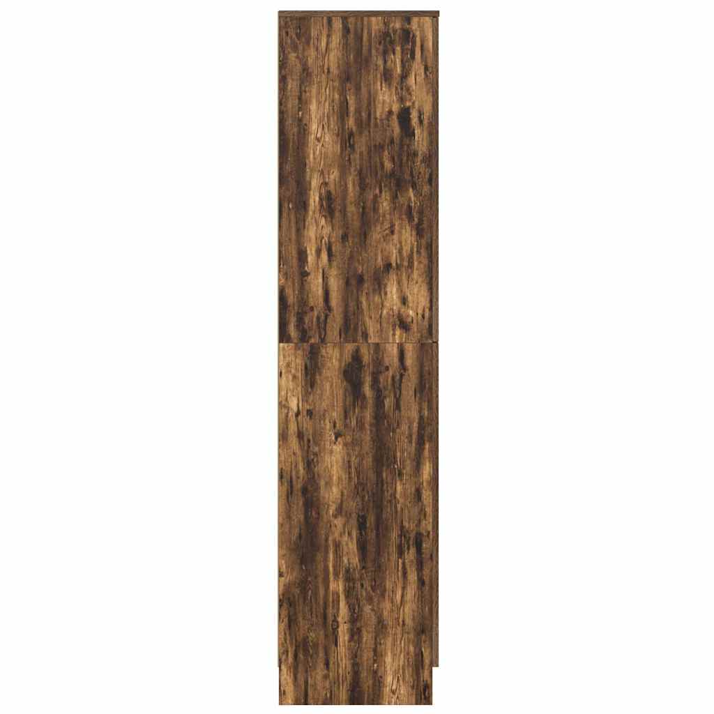 vidaXL Highboard Geräucherte Eiche 35 x 39 x 168 cm