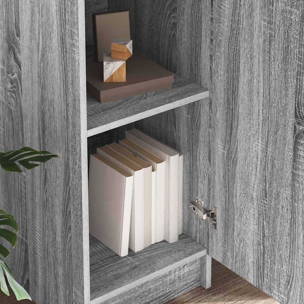 vidaXL Highboard Graues Sonoma 35 x 39 x 168 cm
