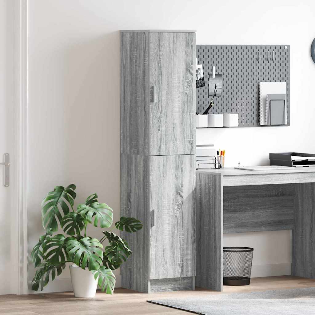 vidaXL Highboard Graues Sonoma 35 x 39 x 168 cm