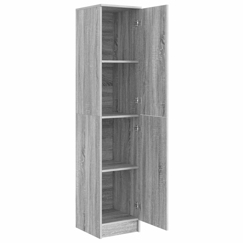 vidaXL Highboard Graues Sonoma 35 x 39 x 168 cm