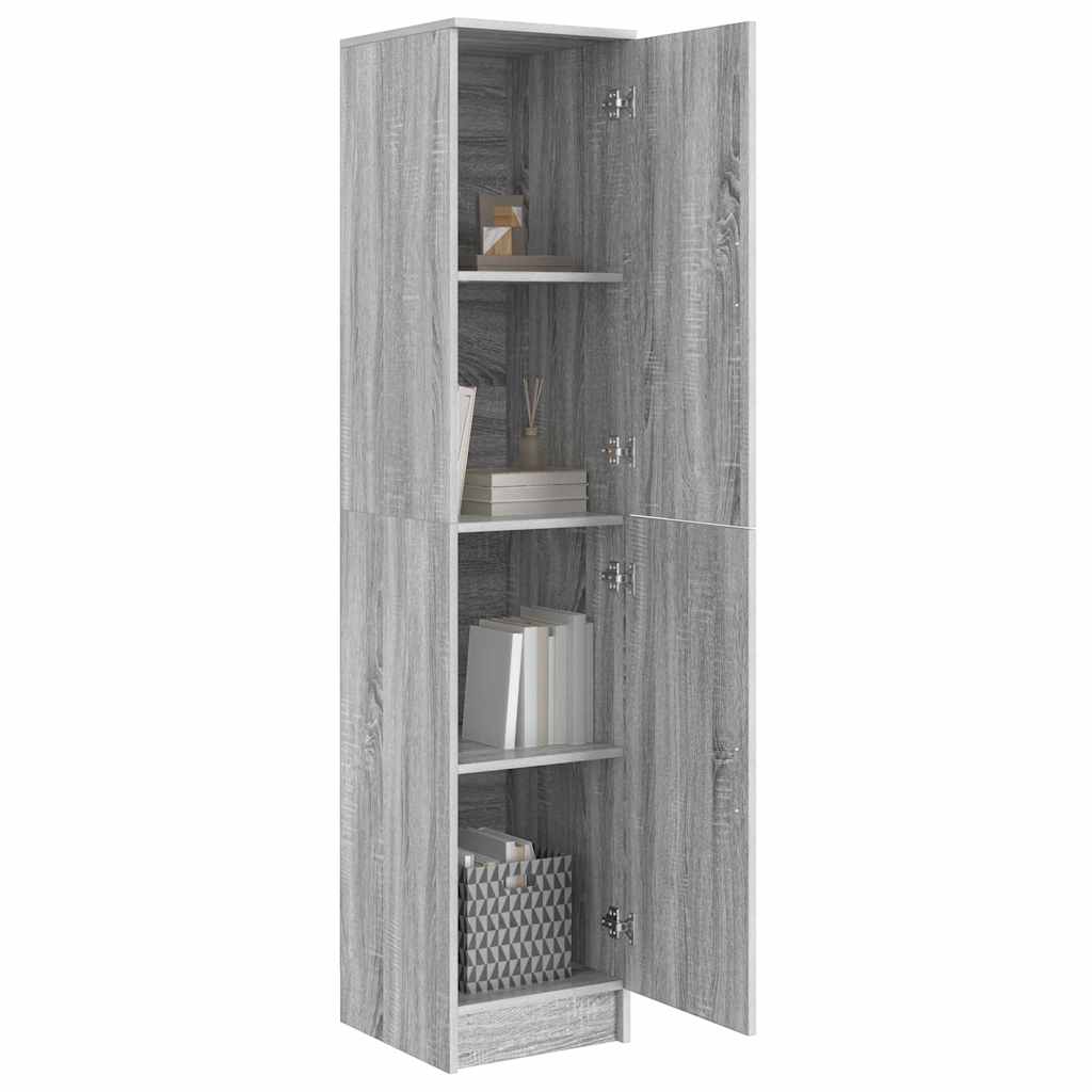 vidaXL Highboard Graues Sonoma 35 x 39 x 168 cm
