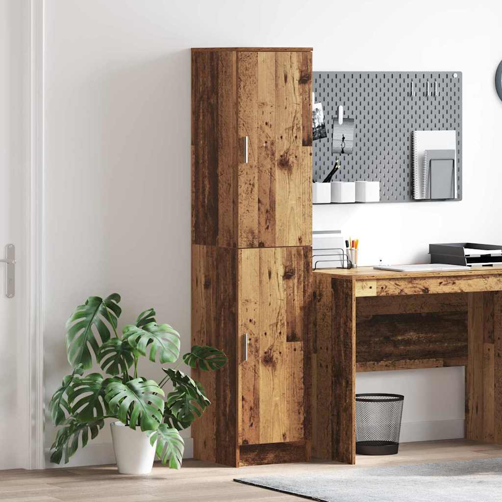 vidaXL Highboard Altholz 35 x 39 x 168 cm