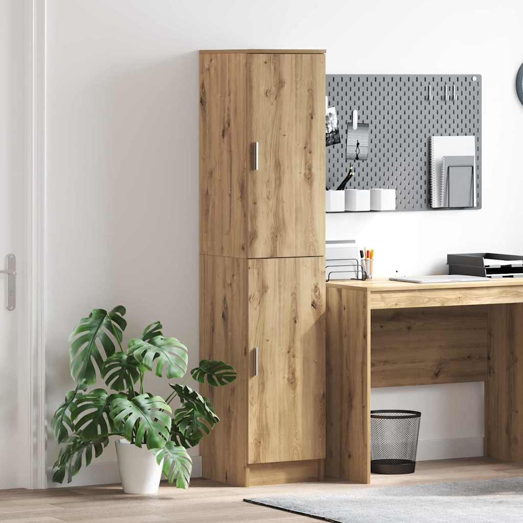 vidaXL Highboard Artisan-Eiche 35 x 39 x 168 cm