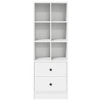 vidaXL Highboard mit Schubladen Weiß 45,5 x 34 x 127 cm