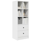 vidaXL Highboard mit Schubladen Weiß 45,5 x 34 x 127 cm