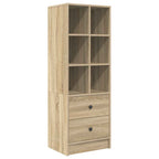 vidaXL Highboard mit Schubladen Sonoma-Eiche 45,5 x 34 x 127 cm