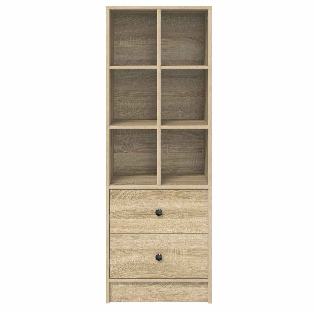 vidaXL Highboard mit Schubladen Sonoma-Eiche 45,5 x 34 x 127 cm