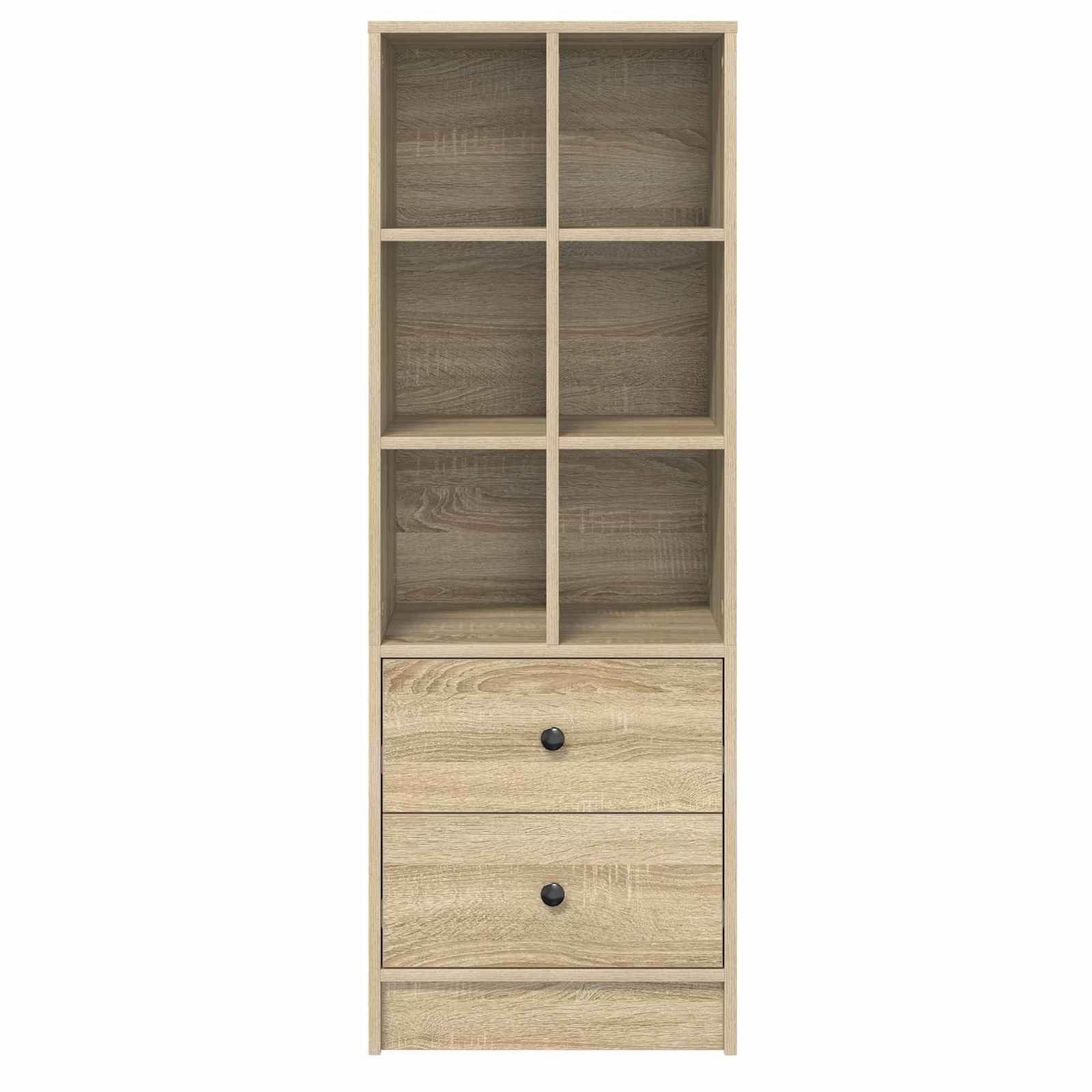 vidaXL Highboard mit Schubladen Sonoma-Eiche 45,5 x 34 x 127 cm