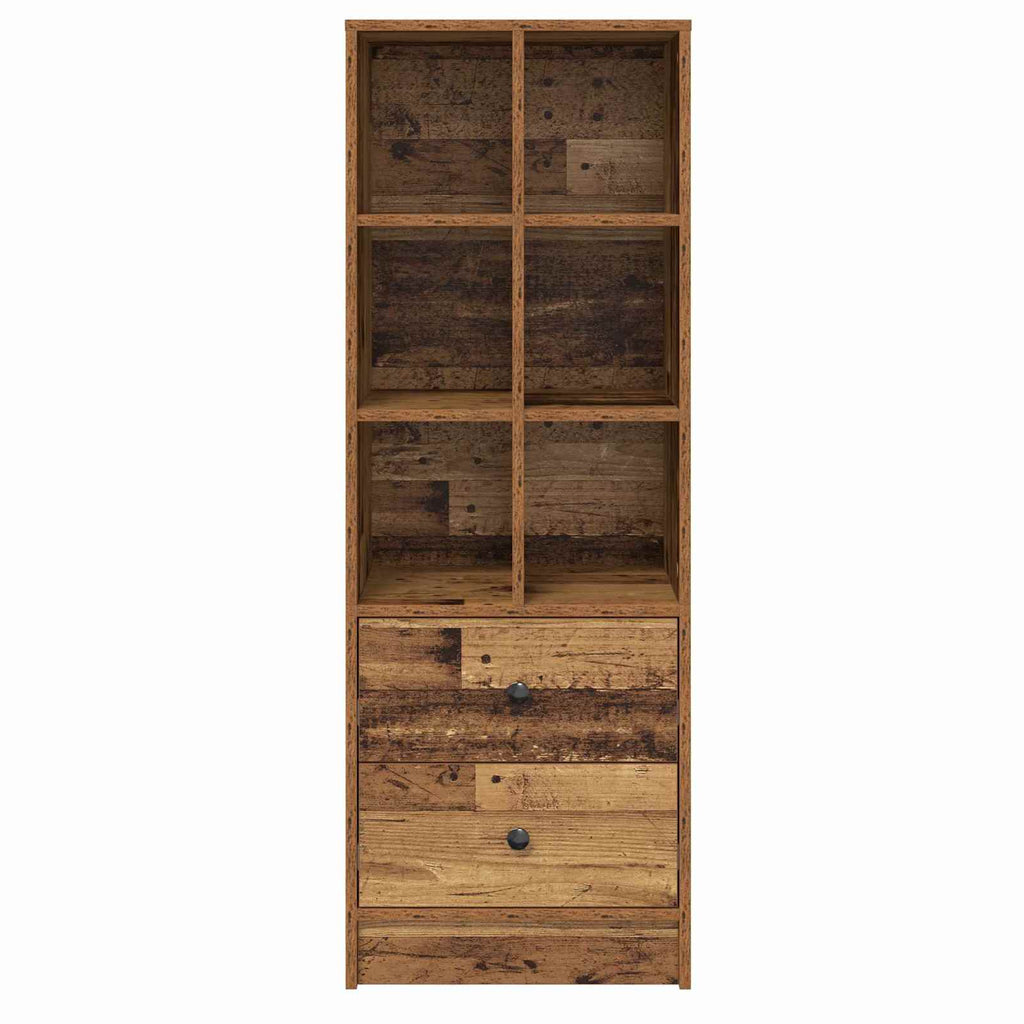 vidaXL Highboard mit Schubladen Altholz 45,5 x 34 x 127 cm
