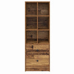 vidaXL Highboard mit Schubladen Altholz 45,5 x 34 x 127 cm