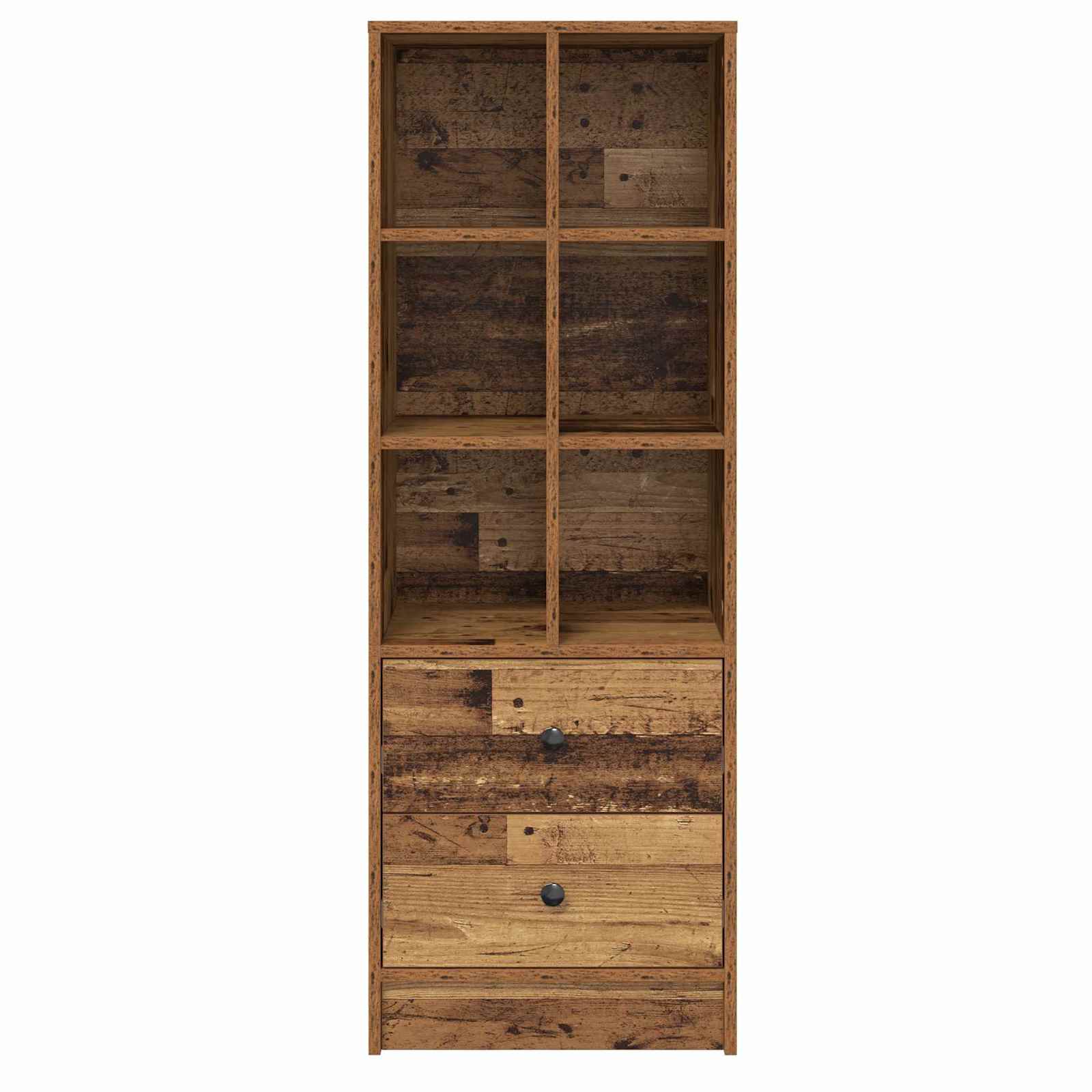 vidaXL Highboard mit Schubladen Altholz 45,5 x 34 x 127 cm