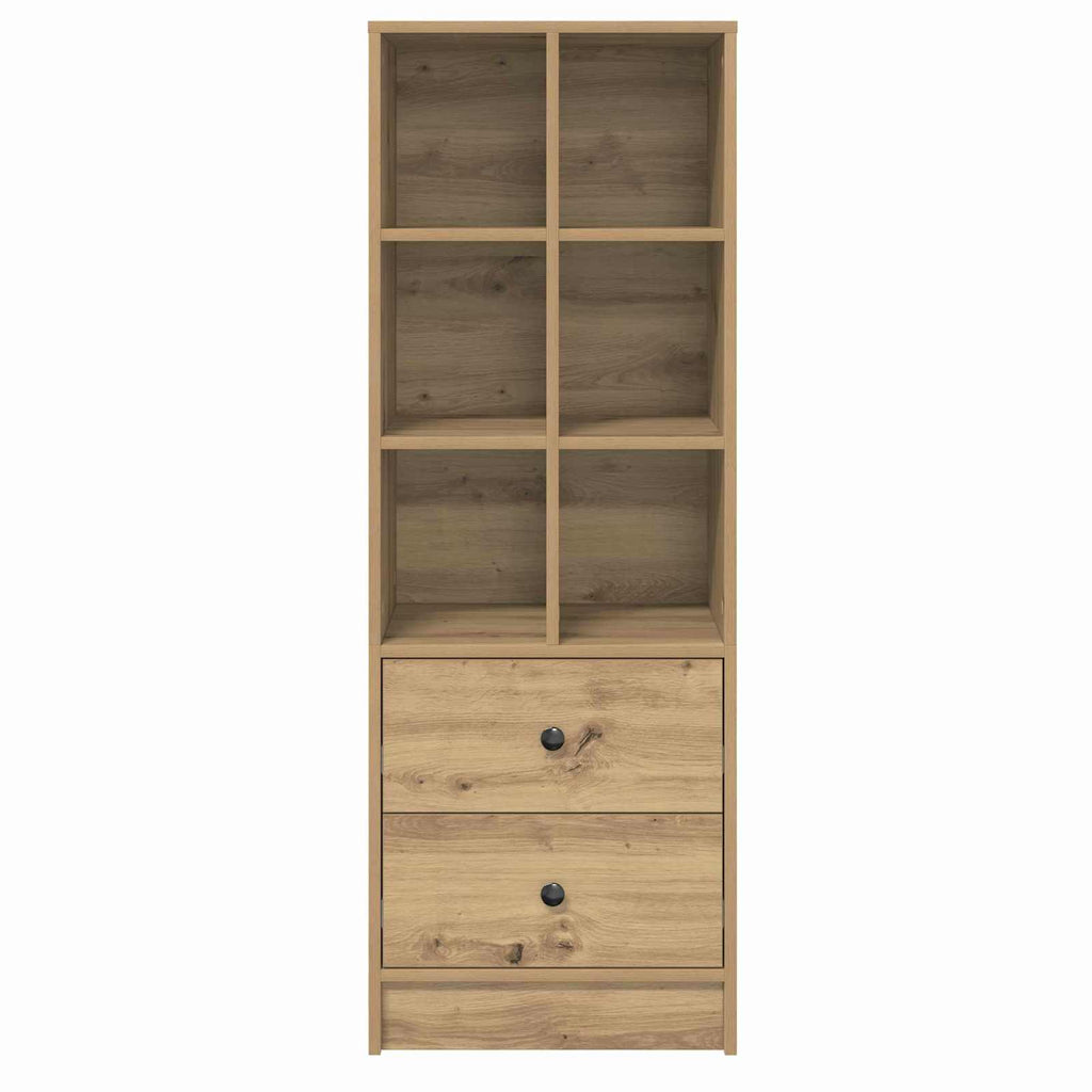 vidaXL Highboard mit Schubladen Artisan-Eiche 45,5 x 34 x 127 cm